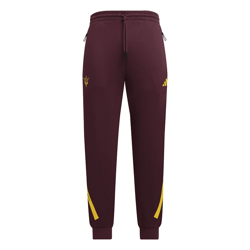 Pantalon adidas Z.N.E. bordeaux Arizona State Sun Devils
