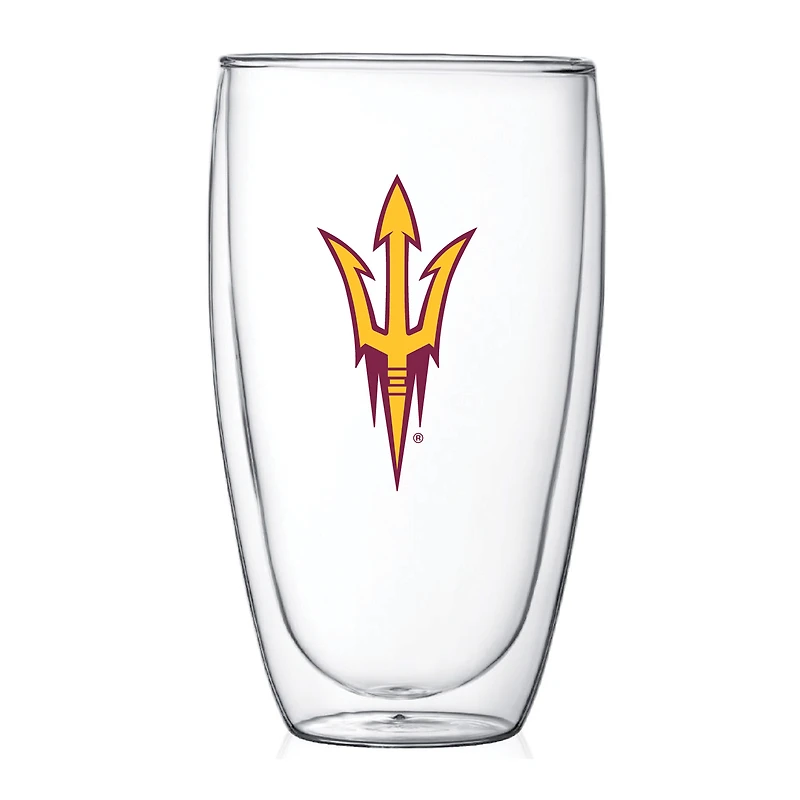 Diables du soleil de l'état de l'Arizona 15 oz. Verre thermo à double paroi