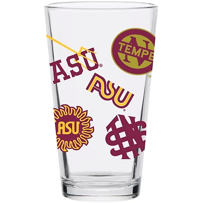 Arizona State Sun Devils 16oz. Verre à pinte vintage Medley