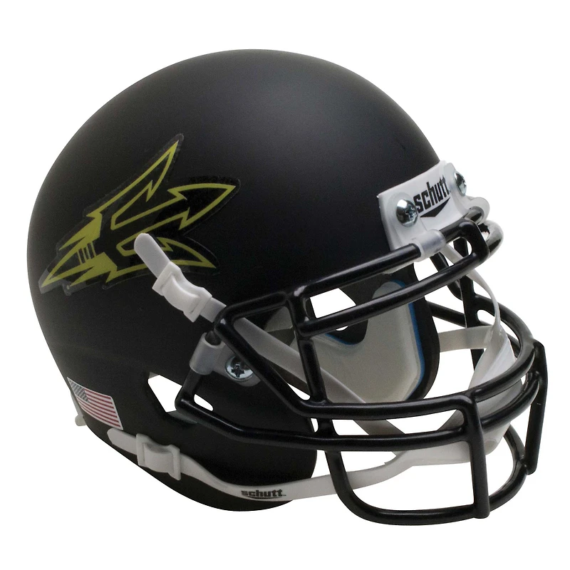 Mini casque de football Arizona State Sun Devils Schutt noir mat