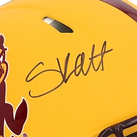 Cam Skattebo Arizona State Sun Devils Autographed Sparky Riddell Speed Authentic Helmet