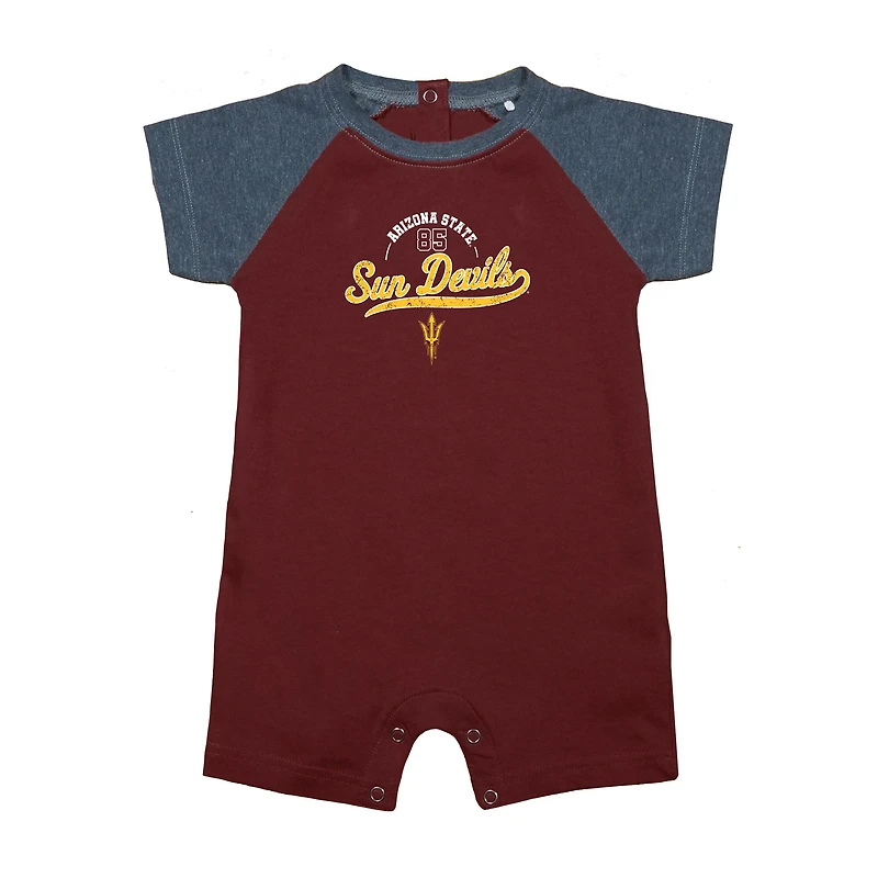 Combinaison pour bébé bordeaux Arizona State Sun Devils Randy