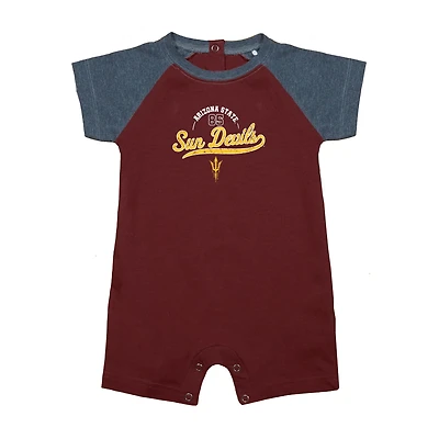 Combinaison pour bébé bordeaux Arizona State Sun Devils Randy