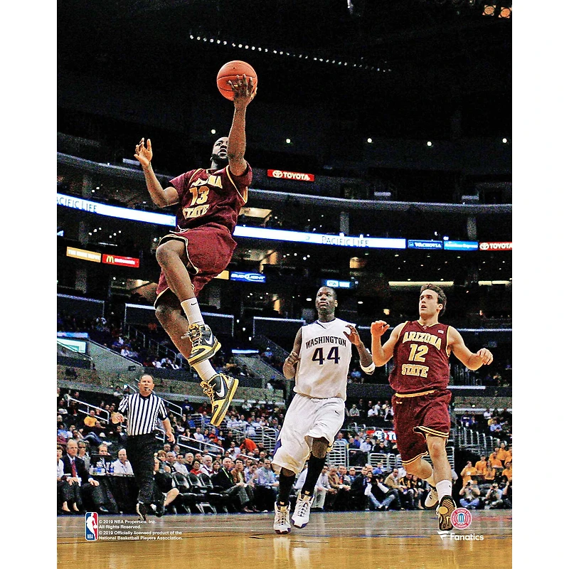 James Harden Arizona State Sun Devils Unsigned Vertical Layup vs. Washington Photograph