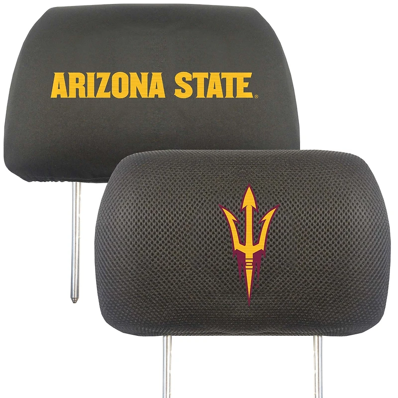 Logo Brands Arizona State Sun Devils Car Head Rest Cover