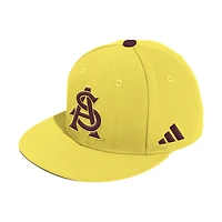 Men's adidas  Gold Arizona State Sun Devils On-Field Fitted Baseball Hat