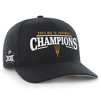 Men's '47 Black Arizona State Sun Devils 2024 Big 12 Football Conference Champions Hitch Adjustable Hat