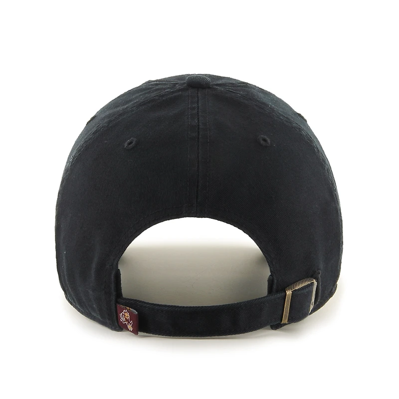 Casquette ajustable Arizona State Sun Devils Clean Up noire pour homme, modèle 47