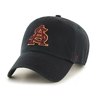 Casquette ajustable Arizona State Sun Devils Clean Up noire pour homme, modèle 47