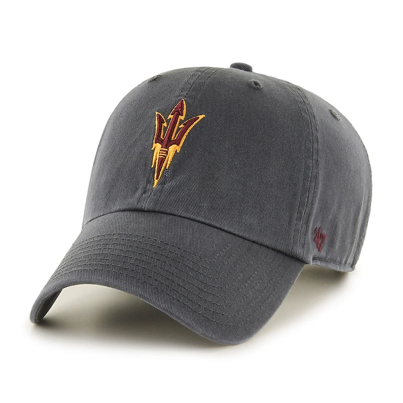 Casquette ajustable Arizona State Sun Devils Clean Up '47 Charcoal pour homme