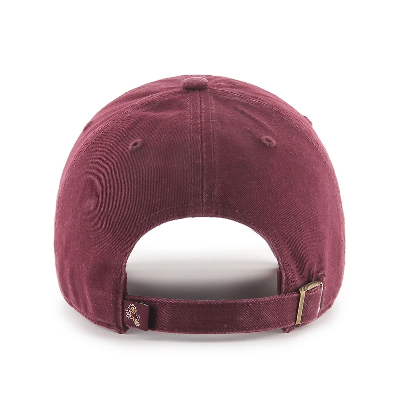 Casquette ajustable Arizona State Sun Devils Clean Up marron '47