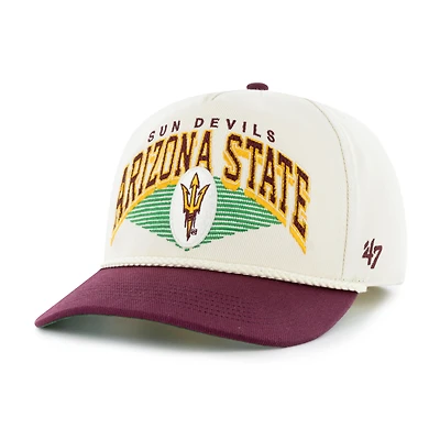 Men's '47 Natural Arizona State Sun Devils Pomona Two-Tone Rope Hitch Adjustable Hat