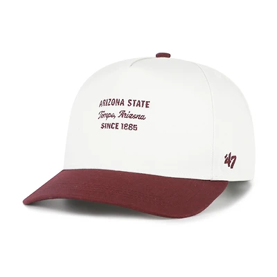 Casquette ajustable bicolore Arizona State Sun Devils '47 blanche pour homme