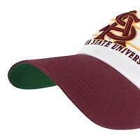 Casquette ajustable '47 White Arizona State Sun Devils Gridiron Clean Up pour homme
