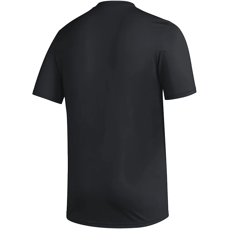 Men's adidas  Black Arizona State Sun Devils Fadeaway Basketball Pregame AEROREADY T-Shirt
