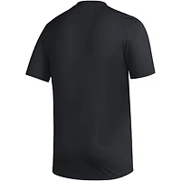 Men's adidas  Black Arizona State Sun Devils Fadeaway Basketball Pregame AEROREADY T-Shirt
