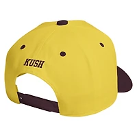 Men's adidas Gold/Maroon Arizona State Sun Devils Throwback A-Frame Snapback Hat