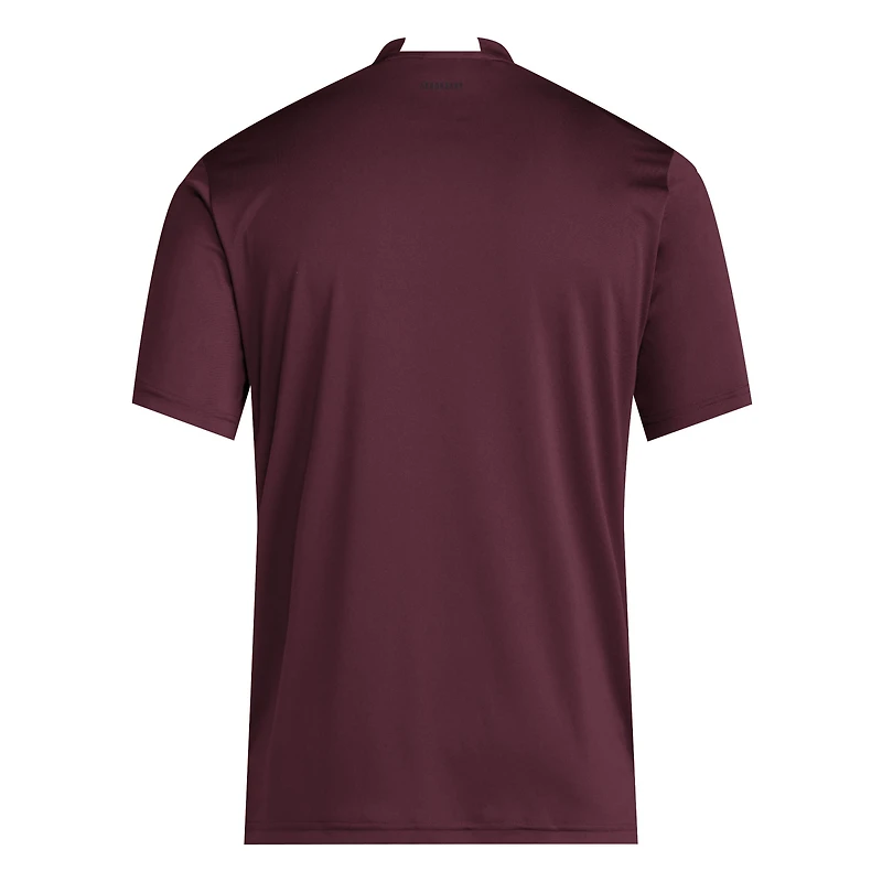 T-shirt d'entraînement adidas bordeaux pour homme, équipe des Sun Devils de l'Arizona State 2025