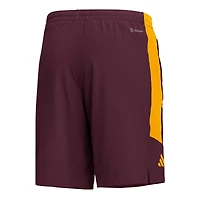 Short adidas marron Arizona State Sun Devils AEROREADY pour hommes