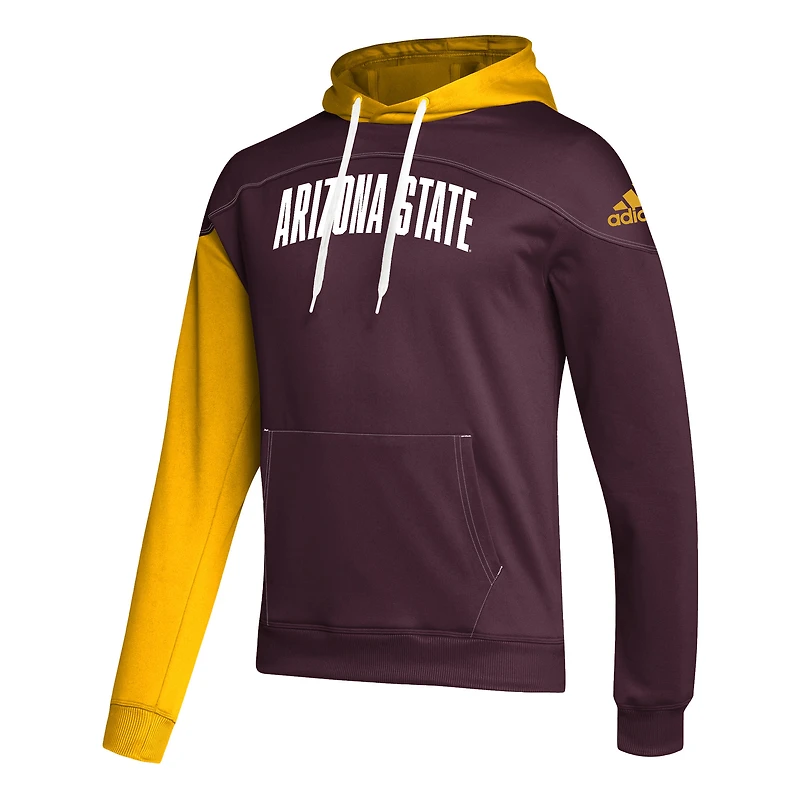 RBK ASU MAROO GOLD HOMME ADI BLOCK STADIUM PULL À CAPUCHE SWWTMENHOD