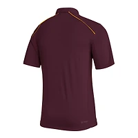 Polo AEROREADY adidas Arizona State Sun Devils Coaches marron pour homme