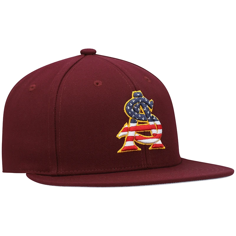 Men's adidas Maroon Arizona State Sun Devils On-Field Baseball Fitted Hat