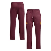 Men's adidas Maroon Arizona State Sun Devils Open Hem AEROREADY Pants