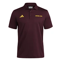 Polo adidas marron Ultimate 365 Ottoman pour homme, Arizona State Sun Devils