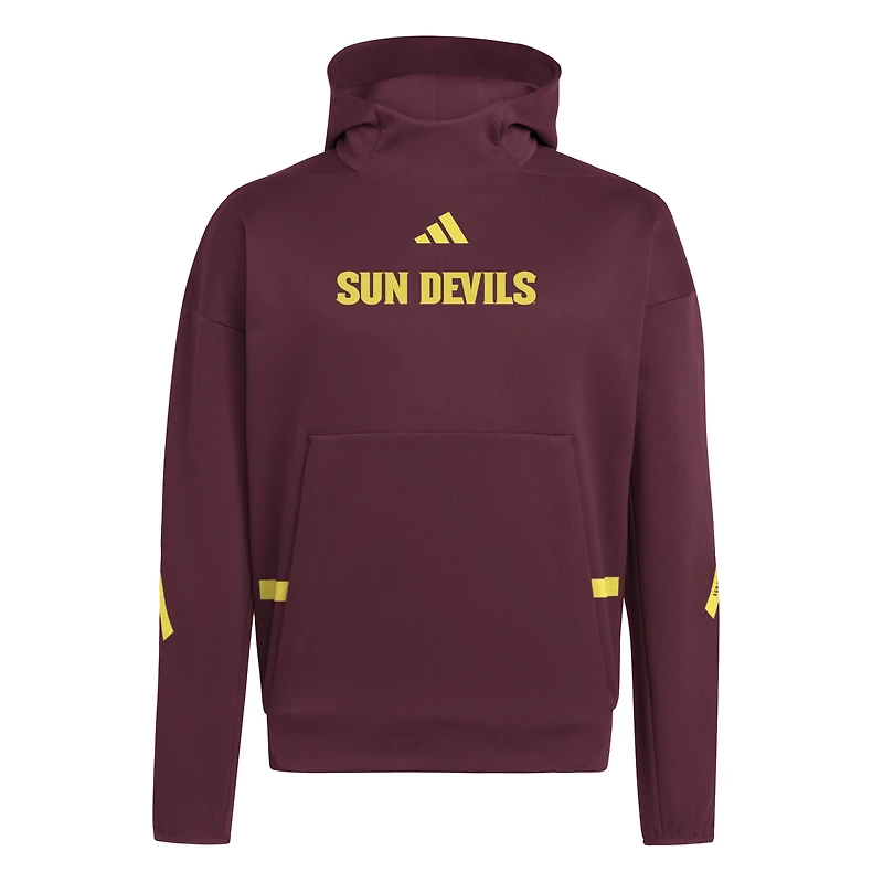 Men's adidas Maroon Arizona State Sun Devils Z.N.E. Pullover Hoodie