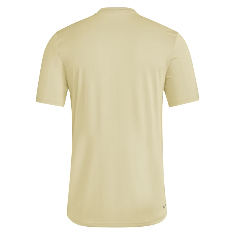 Men's adidas  Natural Arizona State Sun Devils 2025 Military Appreciation Pre-Game AEROREADY T-Shirt