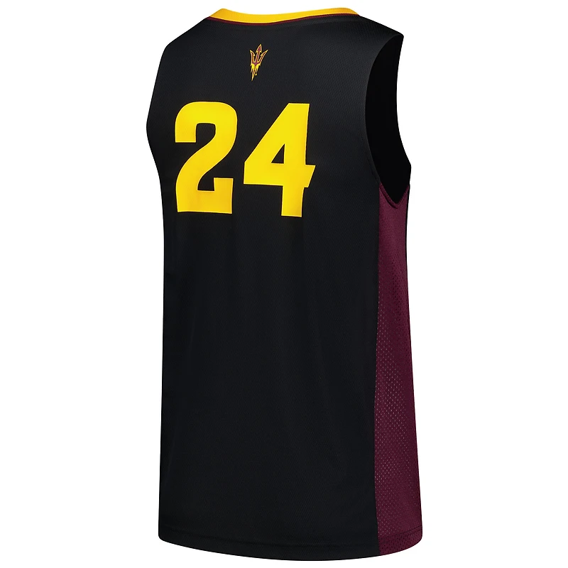 Maillot réplique Swingman adidas n° 24 noir des Arizona State Sun Devils pour homme