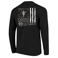 T-shirt à manches longues noir pour homme, motif camouflage OHT des Sun Devils de l'Arizona State