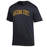 T-shirt noir basique Arch Champion des Sun Devils de l'Arizona pour homme