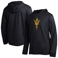 Men's Champion  Black Arizona State Sun Devils Tonal All-Star Long Sleeve Hooded T-Shirt