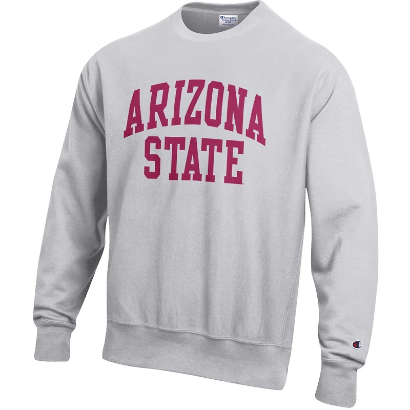 Men's Champion Gray Arizona State Sun Devils Reverse Weave Fleece Sweatshirt