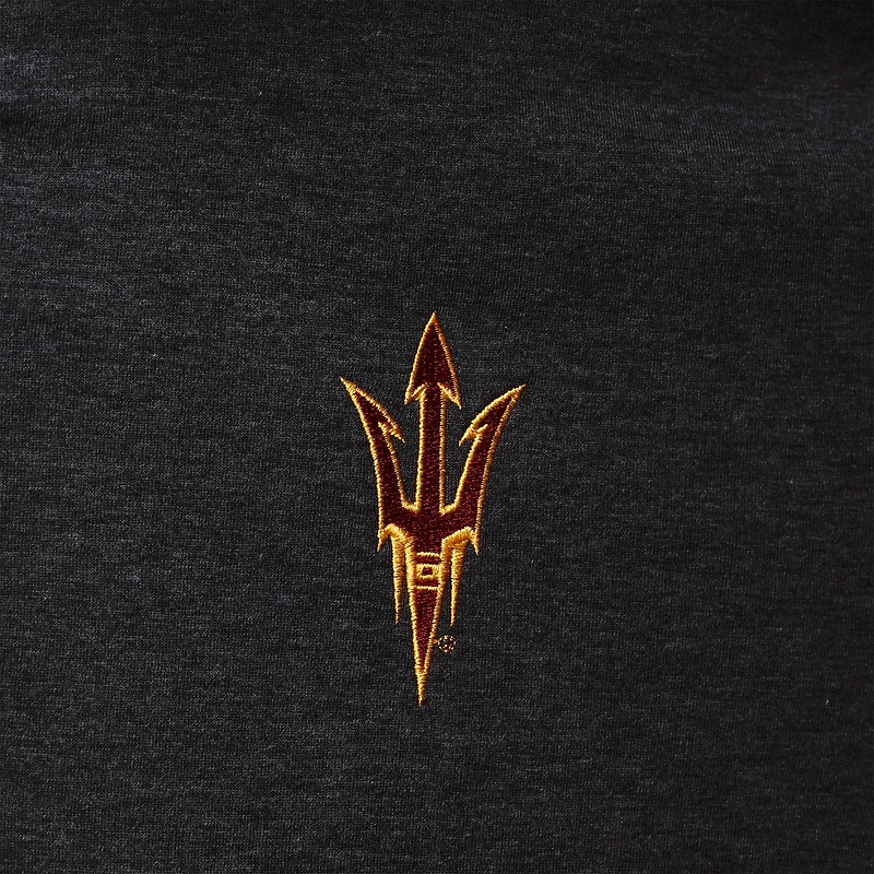 Men's Champion Heathered Black Arizona State Sun Devils Field Day Team Quarter-Zip Jacket