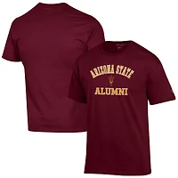 Men's Champion  Maroon Arizona State Sun Devils Alumni Logo T-Shirt