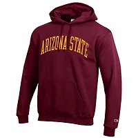 Sweat à capuche en polaire Basic Arch marron Champion pour homme des Arizona State Sun Devils