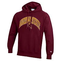 Men's Champion Maroon Arizona State Sun Devils Vault Late Night Reverse Weave Pullover Hoodie