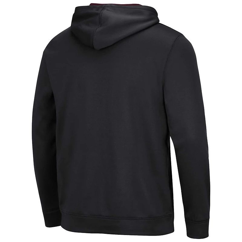Pull à capuche Colosseum noir pour hommes, Arizona State Sun Devils Resistance Pull