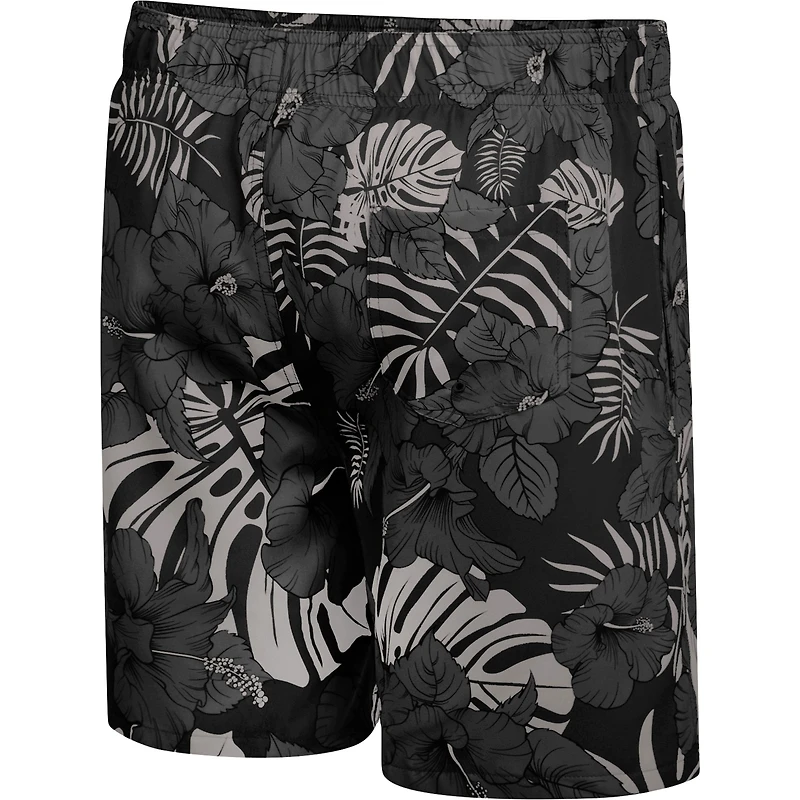 Men's Colosseum Black Arizona State Sun Devils The Dude Swim Shorts