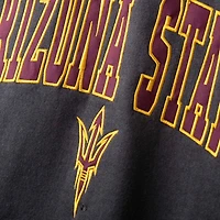 Sweat-shirt à col rond Colosseum Charcoal Arizona State Sun Devils pour homme, avec logo et arche.