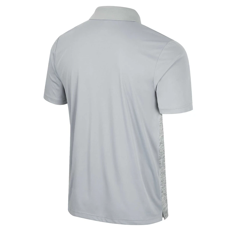 Men's Colosseum Gray Arizona State Sun Devils Cybernetic Polo