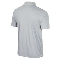 Men's Colosseum Gray Arizona State Sun Devils Cybernetic Polo
