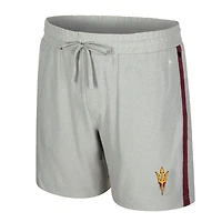 Men's Colosseum Gray Arizona State Sun Devils Mac Shorts