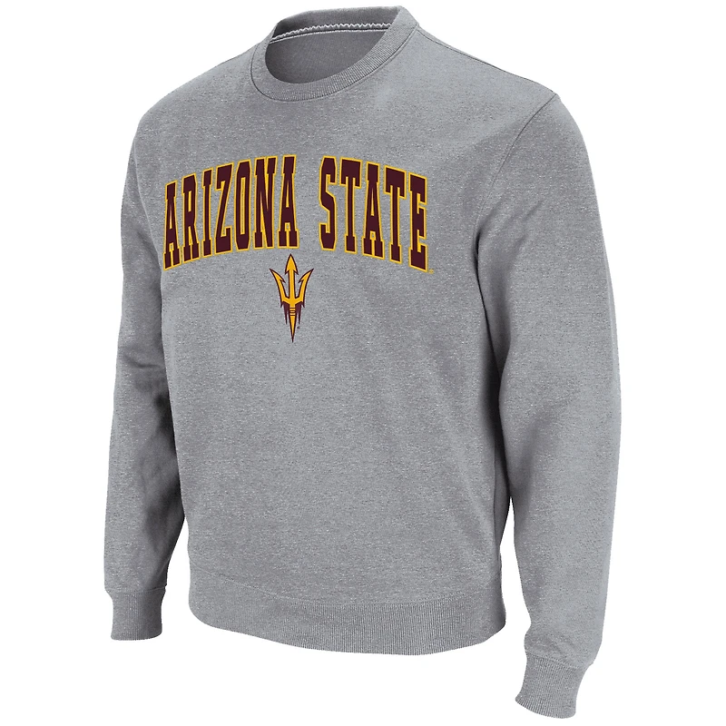 Sweat Colosseum Heather Grey Arizona State Sun Devils Arch & Logo pour homme