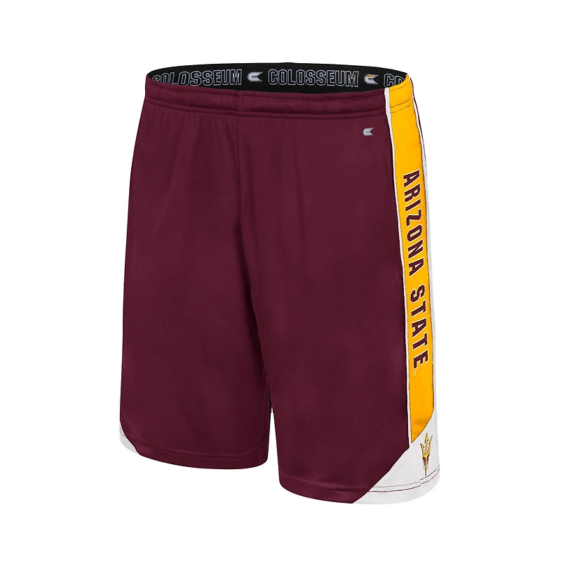 Men's Colosseum Maroon Arizona State Sun Devils Haller Shorts