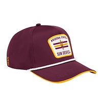 Casquette ajustable Colosseum Maroon Arizona State Sun Devils Hits the Road Podium pour homme
