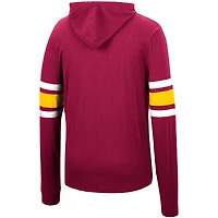 Men's Colosseum Maroon Arizona State Sun Devils Lebowski Hoodie Long Sleeve T-Shirt