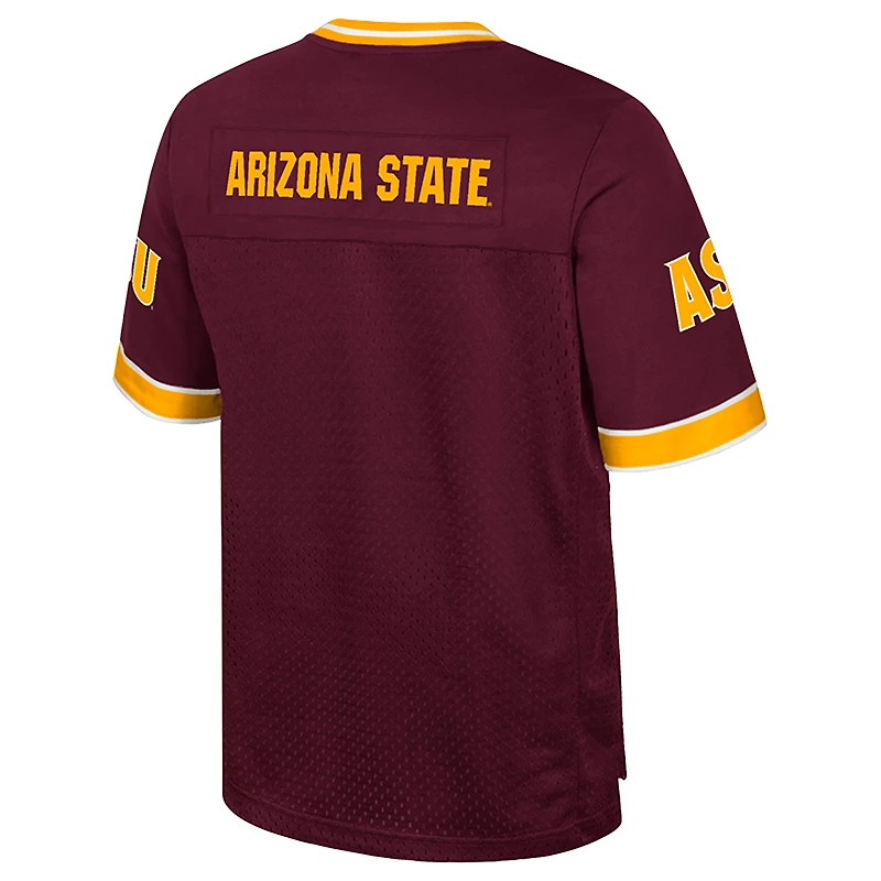 Maillot de football américain « Rien que les coups » des Sun Devils l'Arizona, couleur marron, pour homme, Colosseum